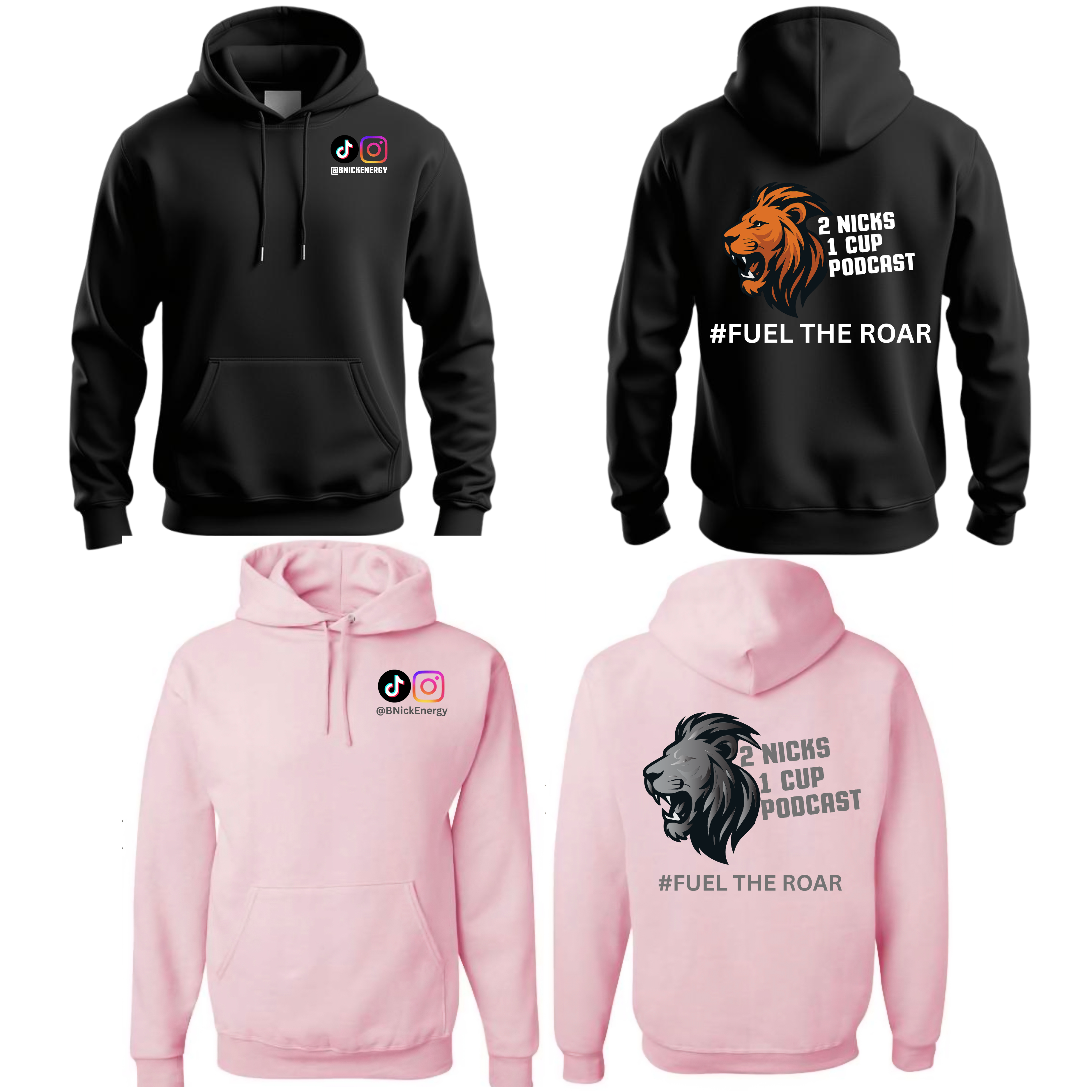 2 Nicks 1 Cup Podcast Hoodie
