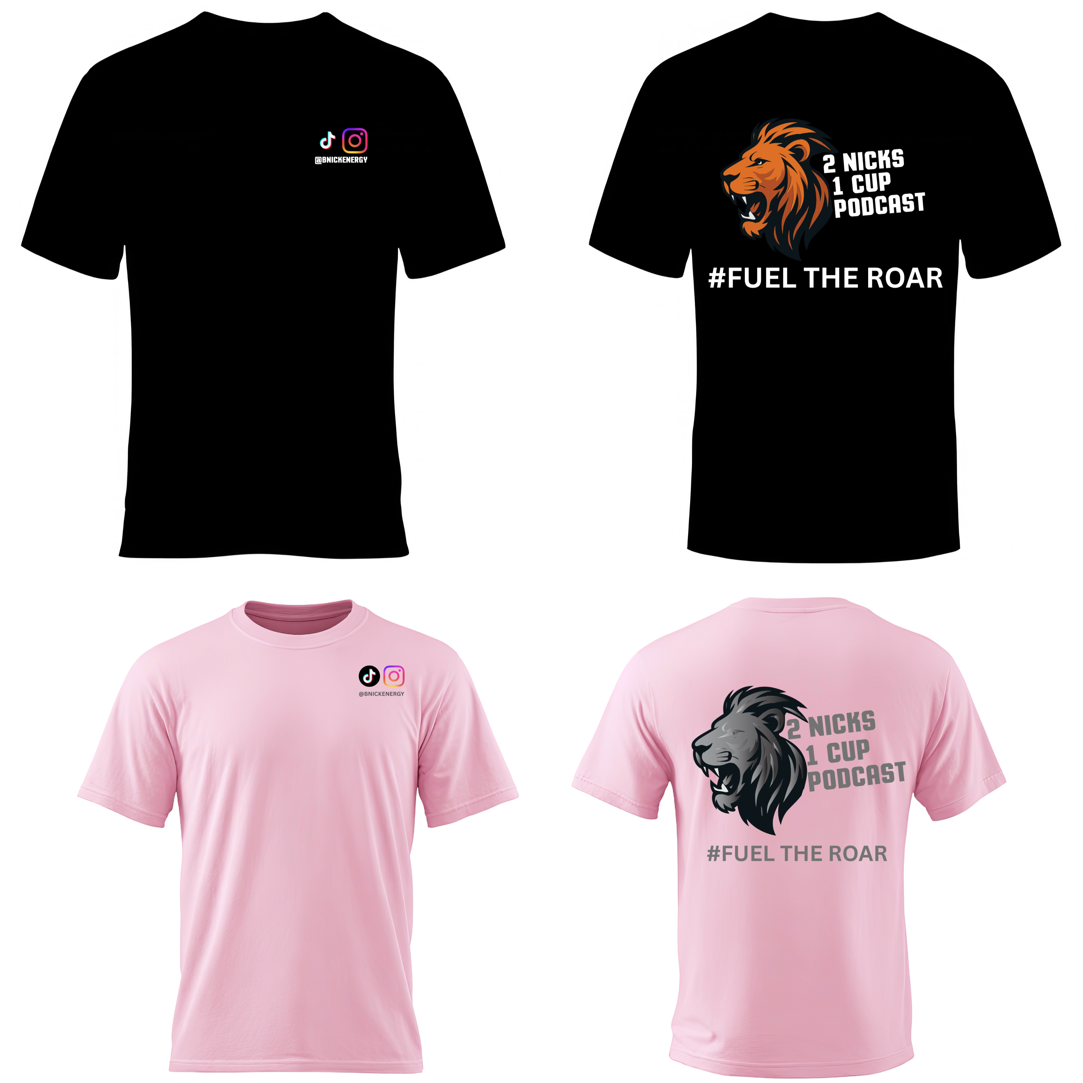 2 Nicks 1 Cup Podcast T-shirt